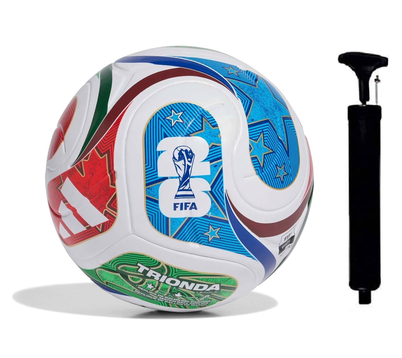 REDANT Hand Stitched Football Size 5 (Latest Model 2026 Trinda with Pump -01)