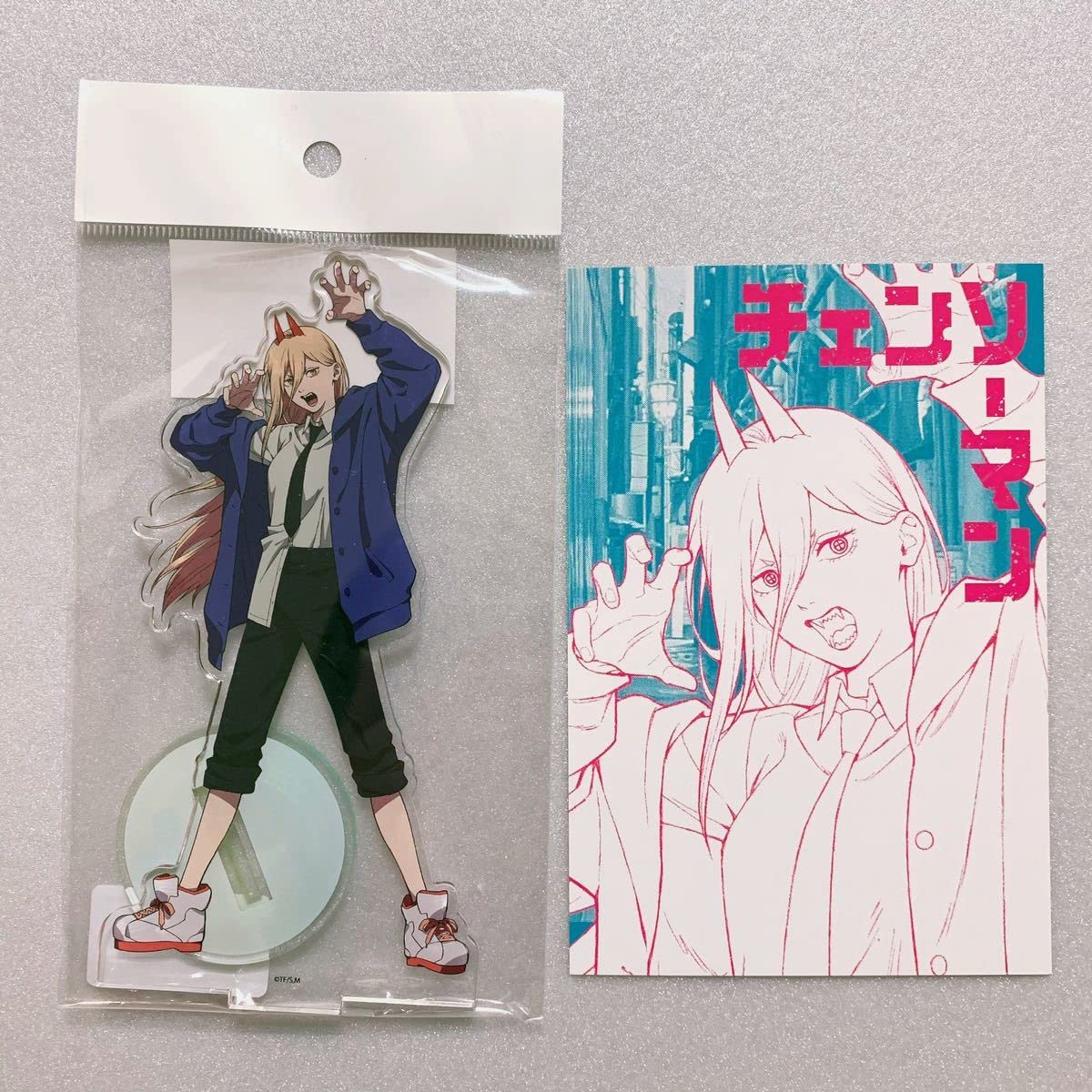 TSUTAYA 特典 アクリルスタンド Amazon.co.jp: チェンソーマン TSUTAYA MAPPA パワー セット アクリル