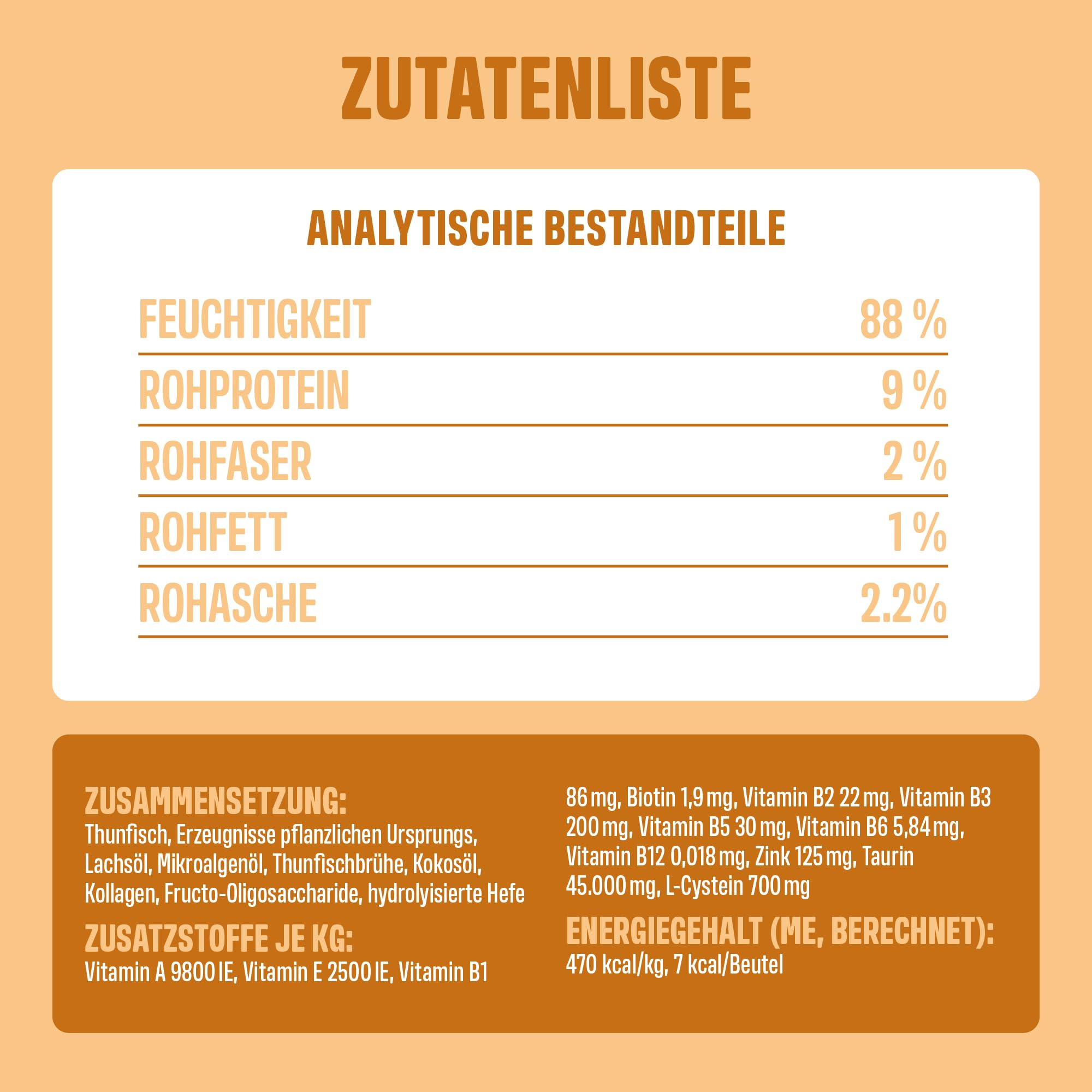 ivvi Haut & Fell Essenz für Katzen – Schlecksnack mit Lachsöl, Algenöl, Zink & Kollagen – unterstützt Haut & Fell – 30x15g – mit echtem Thunfisch