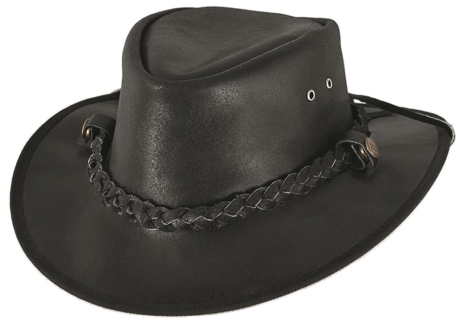 Monte CarloMontecarlo Bullhide Hats CESSNOCK Leather Western Cowboy Hat