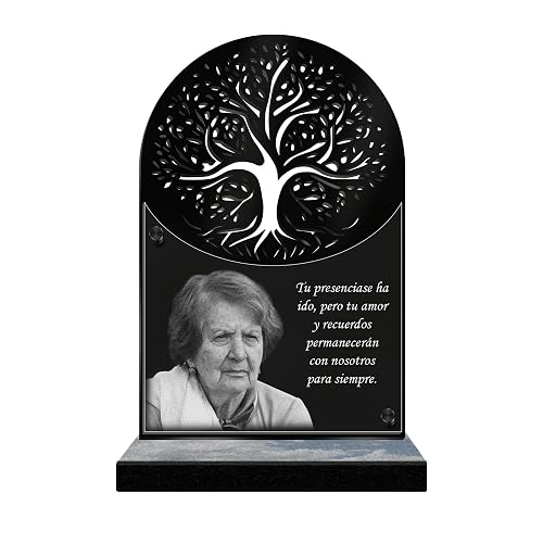 Eternel - Placa Funeraria Personalizada Árbol de la Vida
