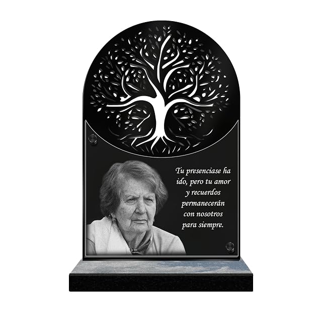 Eternel - Placa Funeraria Personalizada Árbol de la Vida