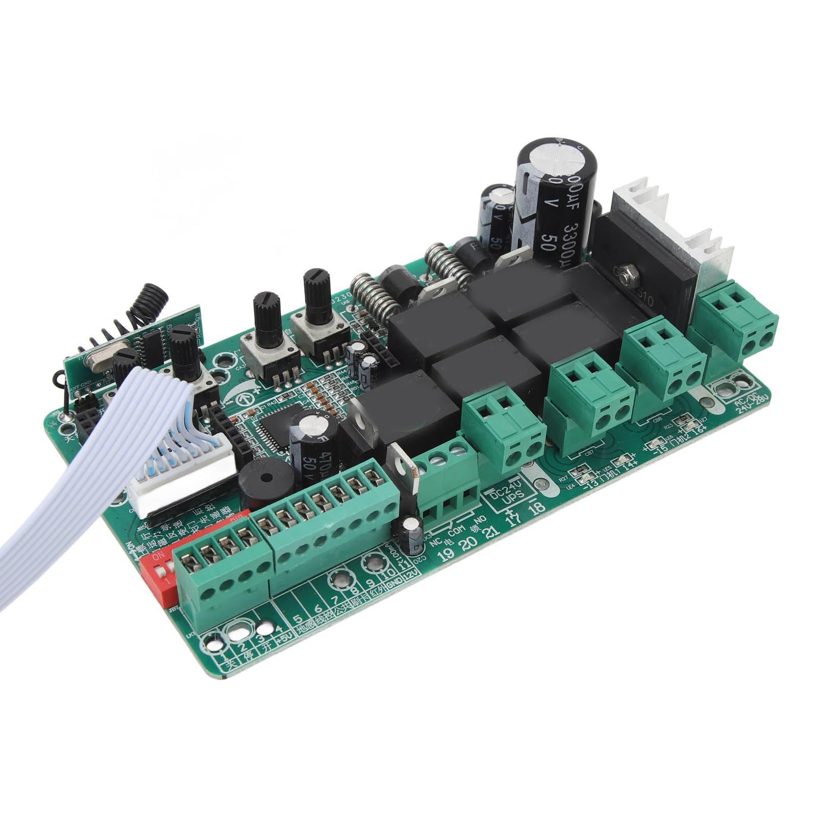 Placa de Circuito de Abridor de Puerta Corredera con Cierre Automático de Puerta, Velocidad de Cierre Ajustable, Ajuste de Resistencia del Motor, Sensibilidad Mejorada para un