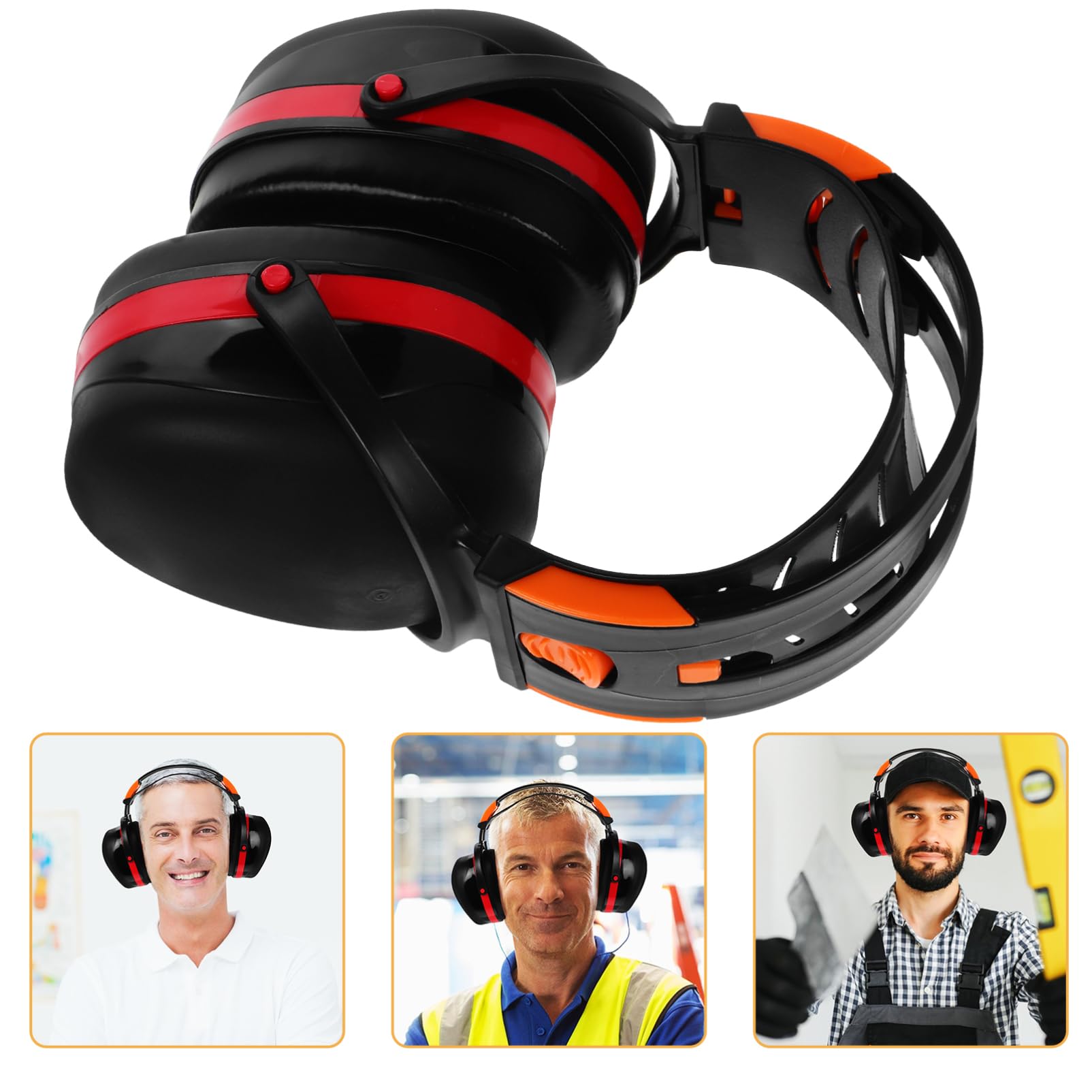 SHINEOFI 4 Auditivos Insonorizados Auditivos Auditivos Protección Contra El Ruido Auriculares Con Cancelación De Ruido De Espuma De