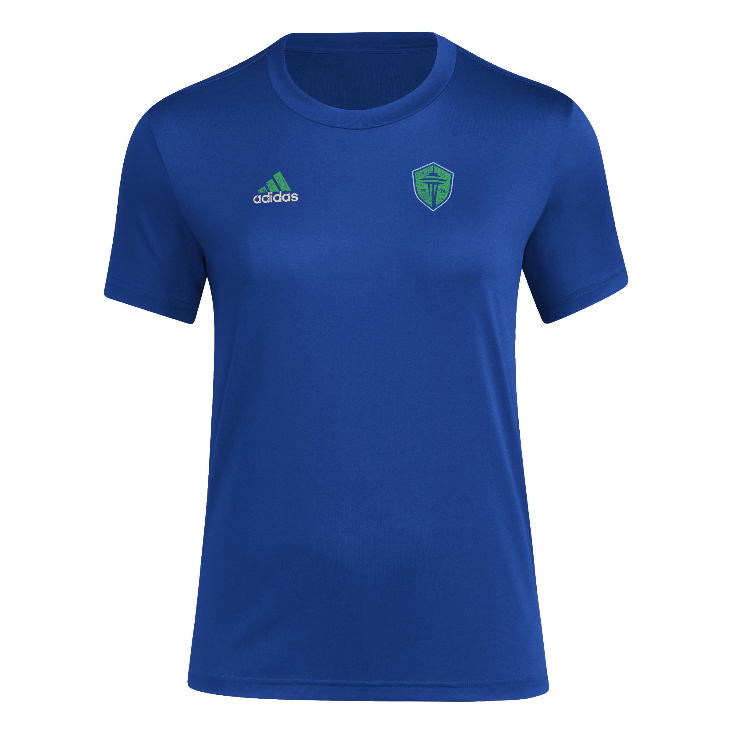 adidas Women's MLS Team Pre-Game Short Sleeve T-Shirt