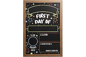 Dry Erase Back to School Sign: Capture First & Last Day of School Memories Forever