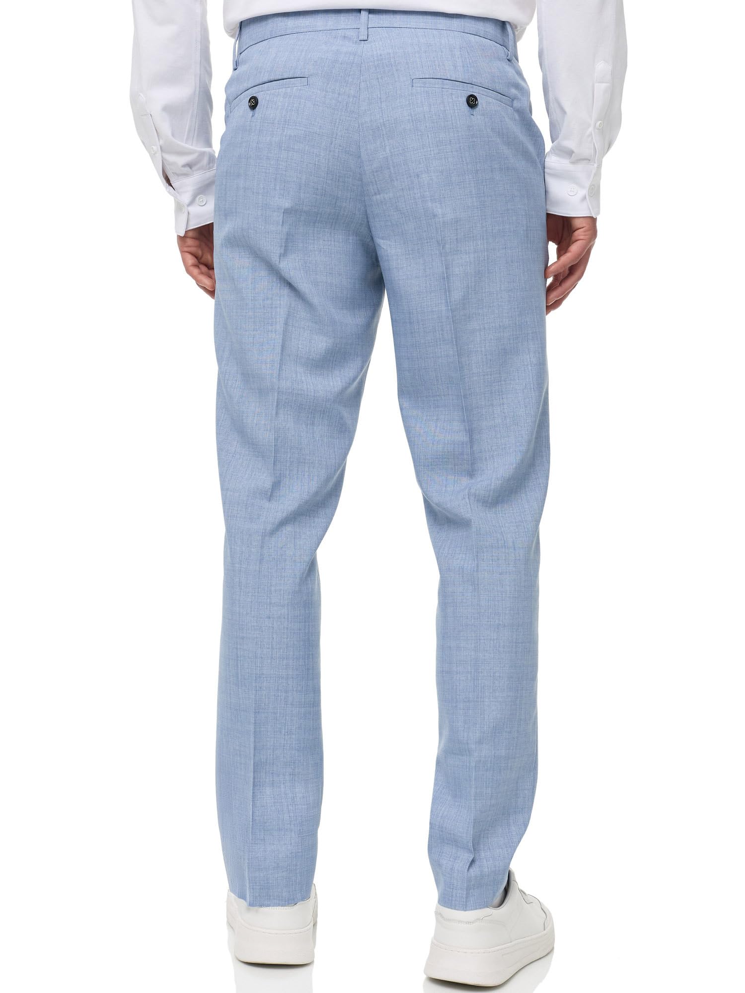 JEFF Herren JFElliot Elegante Anzughose Businesshose Stoffhose mit Stretch | Elegante Businesshose im Regular Fit mit Stretch, Stoffhose, Herrenhose, Alltagshose, Freizeithose, Anzughose für Männer
