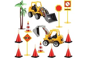 Birthday Party Decor - Construction Cone Candles