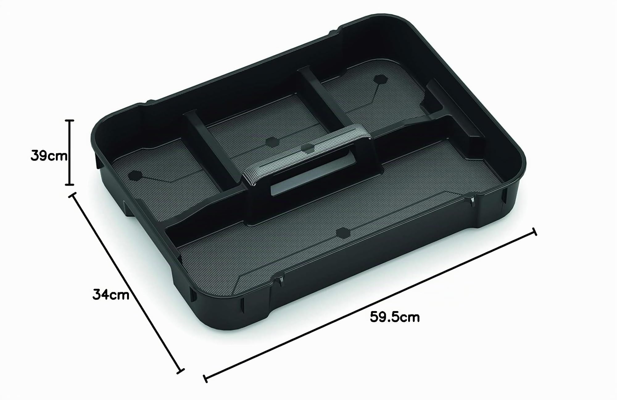Kis Scuba Box M - 49,5X39X34H Nero/ Man. Azz.Grigio