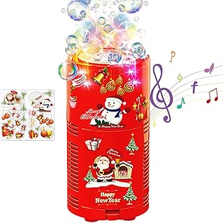 Bubble Machine for Kids - Bubble Blower for Christmas | Automatic Colorful Bubble Maker with Music Kids Bubble Machine with Lights for Parties Atmosphere Maker Avfora