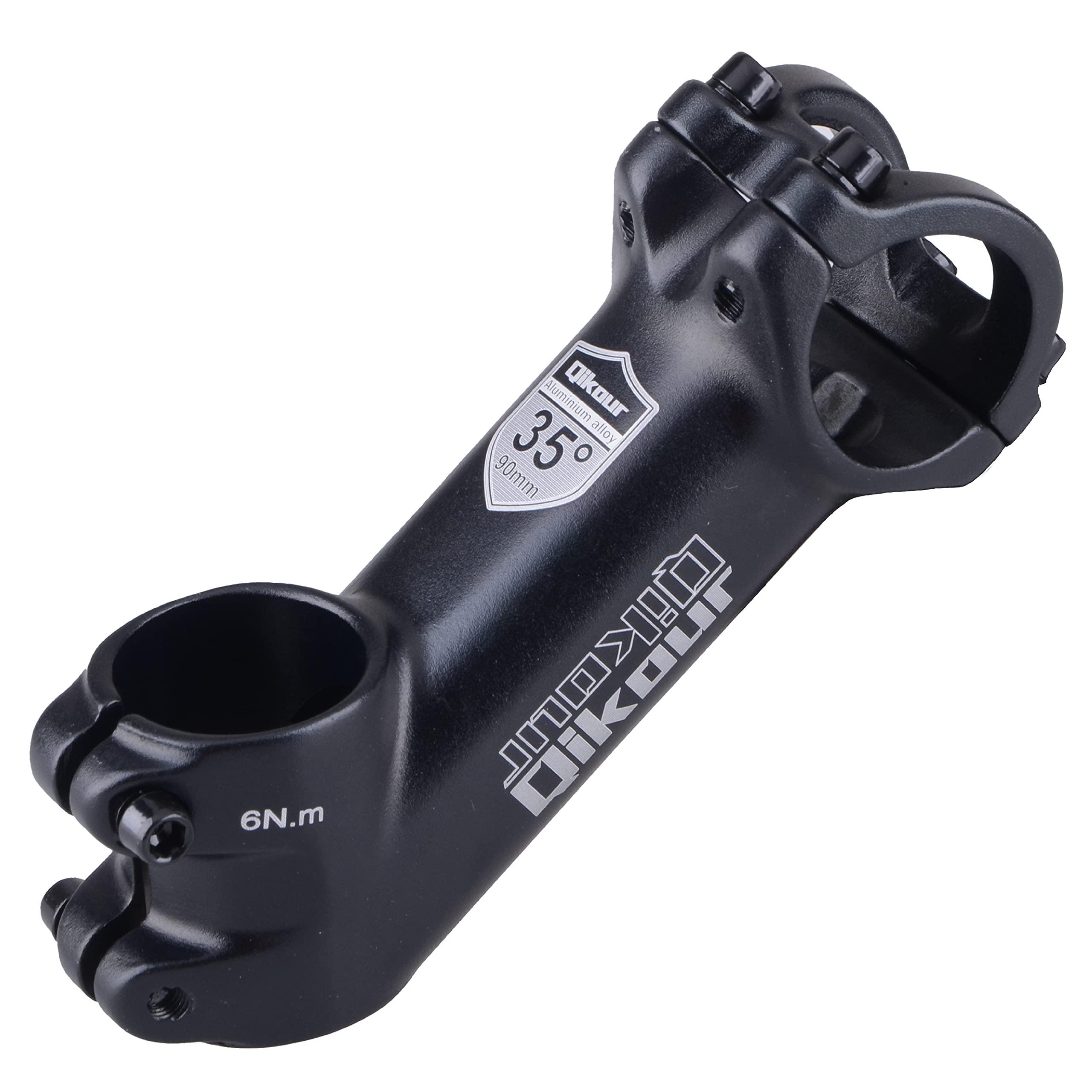 Azarxis25.4mm 31.8mm Stem 70mm 80mm 90mm 110mm 120mm 130mm 17 35 45 60 Degree Adjustable Bike Stem Mountain Bike Stem Short Handlebar Stem for Bicycle, Road Bike, MTB, BMX, Cycling