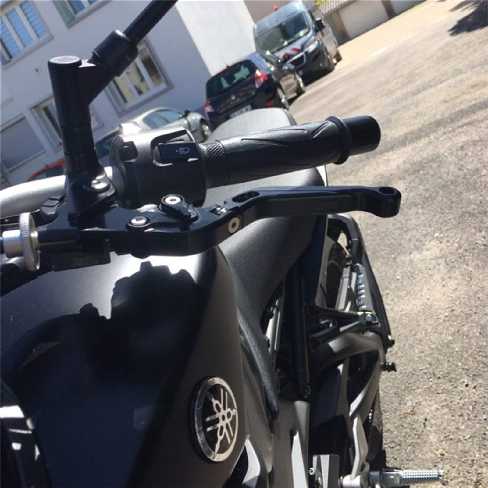 Per Honda NSR 125 1988-1990 1989 Moto Regolabile Pieghevole Estensibile Freno Leve Frizione Accessori Maniglia Freno Leva Della Frizione Del Freno (Colore : 12)