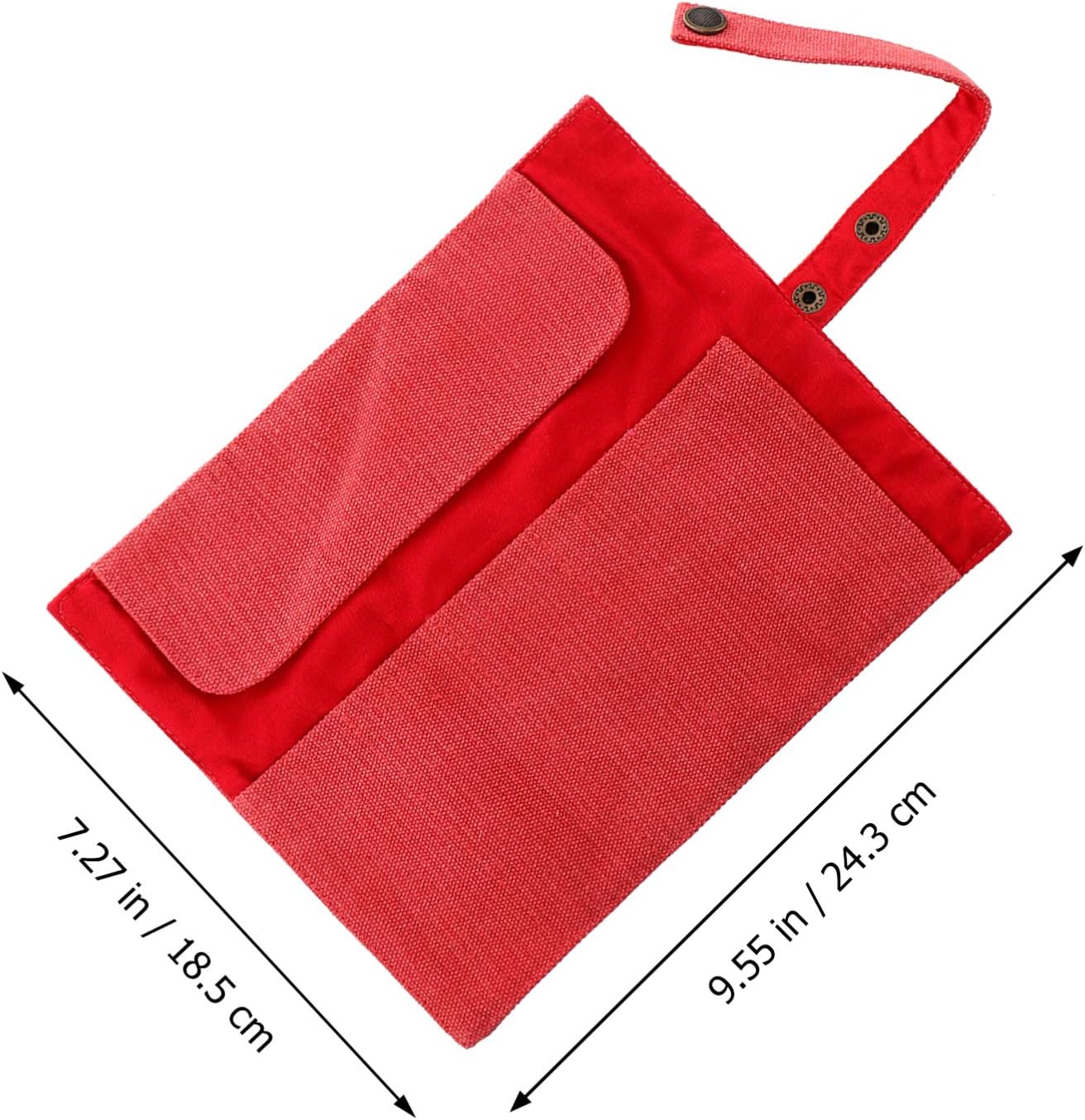 Hemobllo Blue Canvas Travel Watch Carrying Roll Organizer Watches Carry Storage Travel Commuter Essentials Storage Roll Pouch