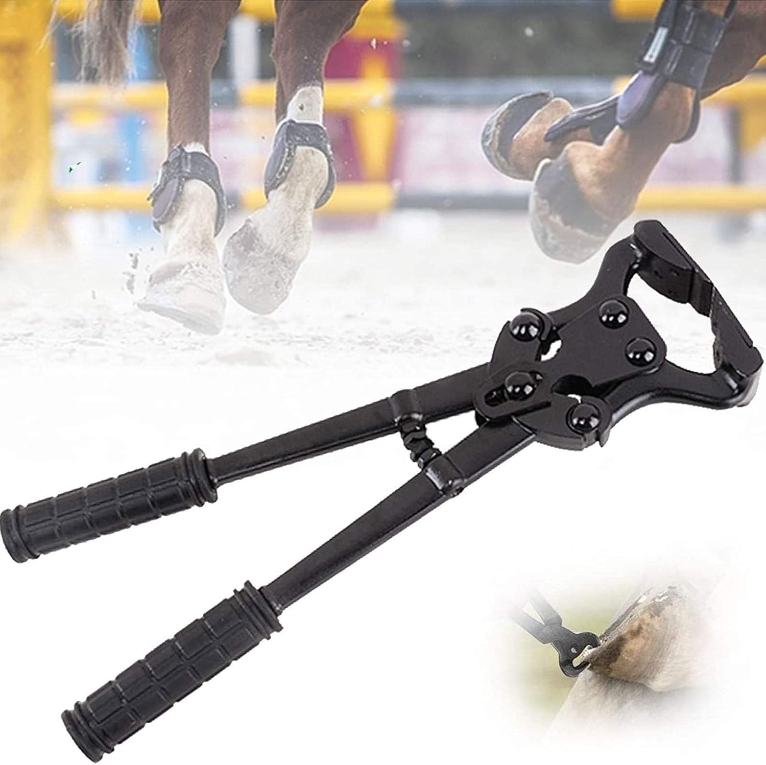 Horseshoe Trimmer Tool, Farrier Tool,Trimming Shears Nail Clippers Hoof Trimmers,Horses Hoof Trimming Tools Horse Equine Metal Shears Farriers Hoof Nipper Cutter