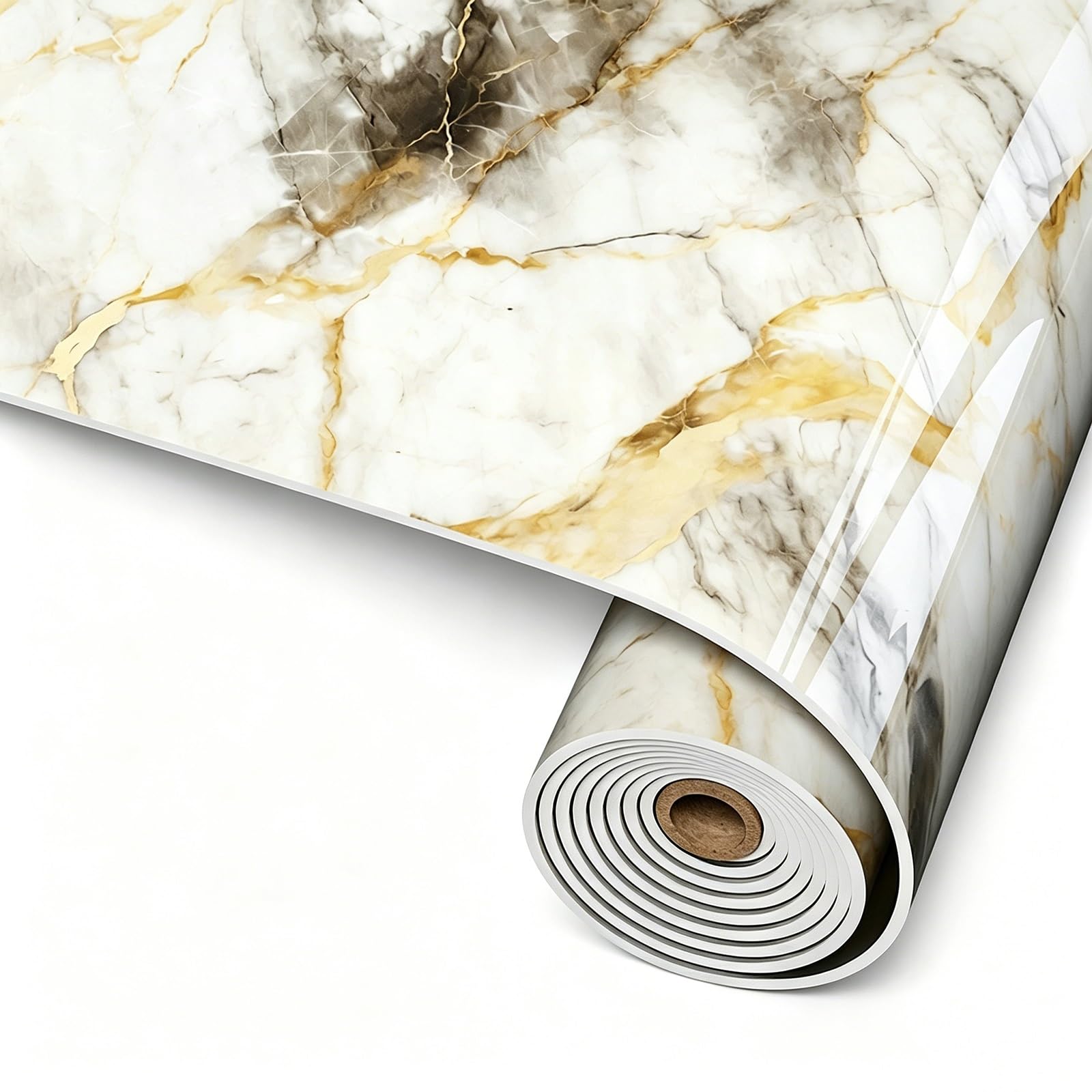 Zynqra D Wallpaper Modern Marble Contact Paper,Self Adhesive,For Bedroom Living Room(,L10m/393.7In*W40cm/15.7In)