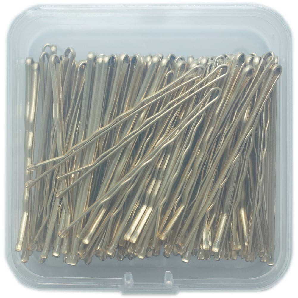 ScivoKaval Bobby Pins Bulk Champagne Gold for Blonde 100
