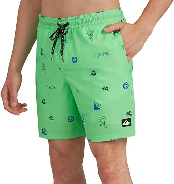 Quiksilver Mens Swimwear Regular Fit Stretchable Comfort Liner Swim Trunks S-XXL