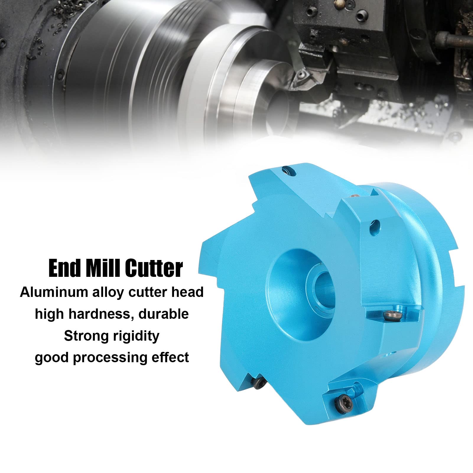 ANKROYU AL 400R 80-22 Face Milling Cutter Head, Aluminum Alloy CNC Milling Cutters, Thermostability End Mill Cutter for Metal Processing