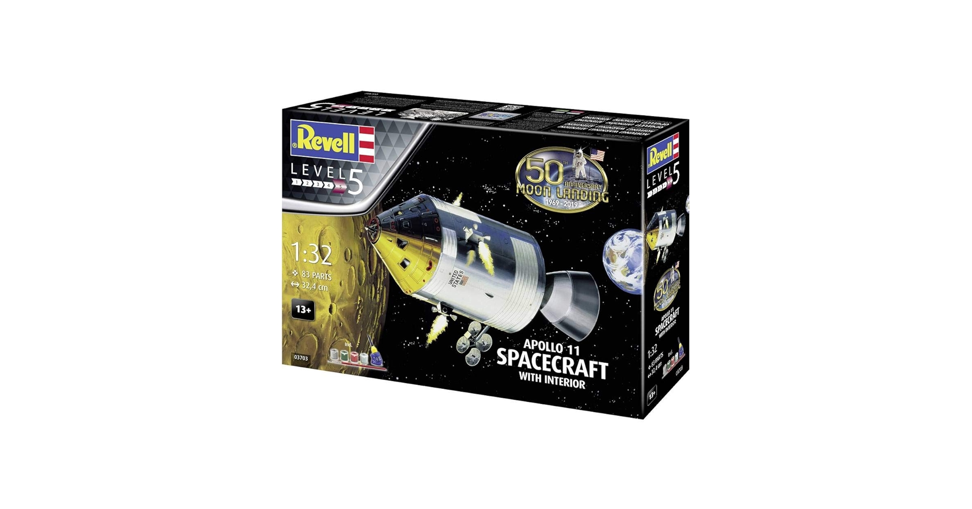 航空機・ヘリコプター REVELL APOLLO LUNAR SPACECRAFT 1/48 Revell-Monogram 1/48 Apollo Lunar Spacecraft