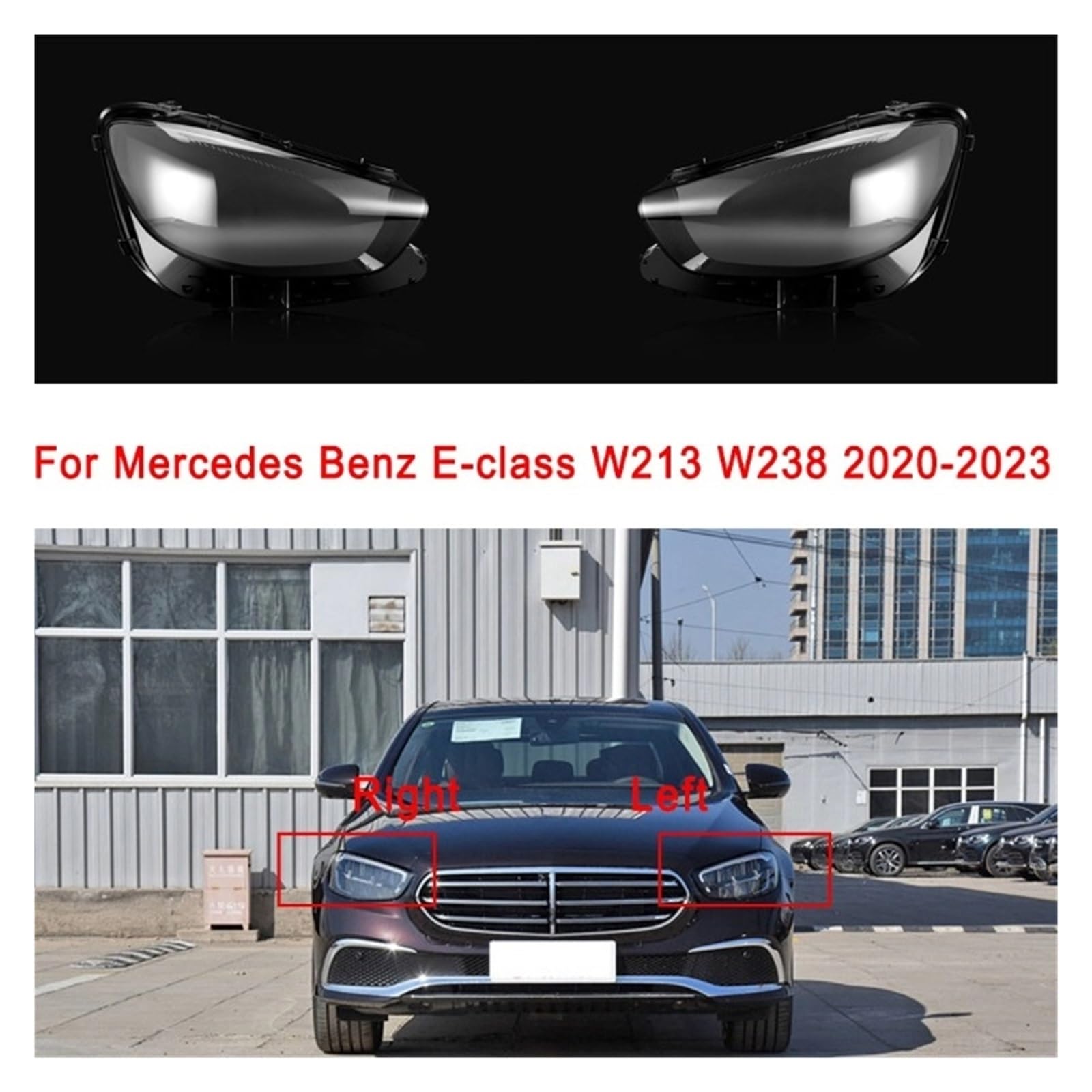 Amazon.co.jp: 車のヘッドライトガラス用メルセデス · ベンツ E クラス