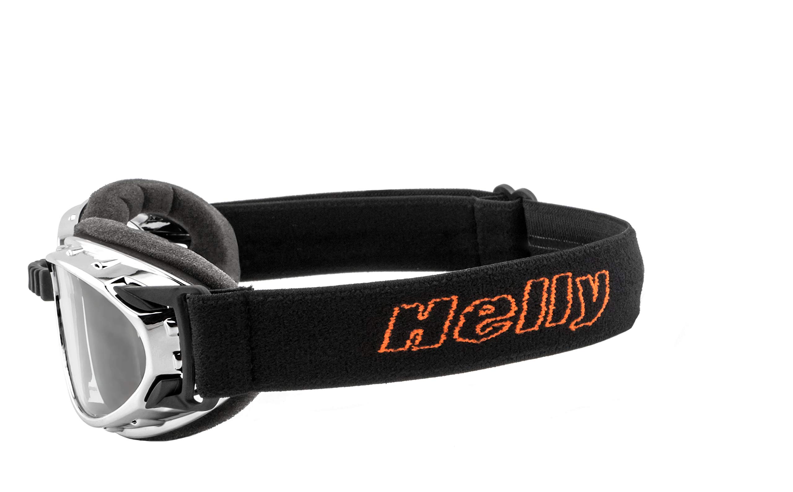 Helly® N° 1 Bikereyes® Lunettes de moto coupe-vent rembourrées anti-buée Verre de sécurité HLT® DIN EN 166 Sensation agréable