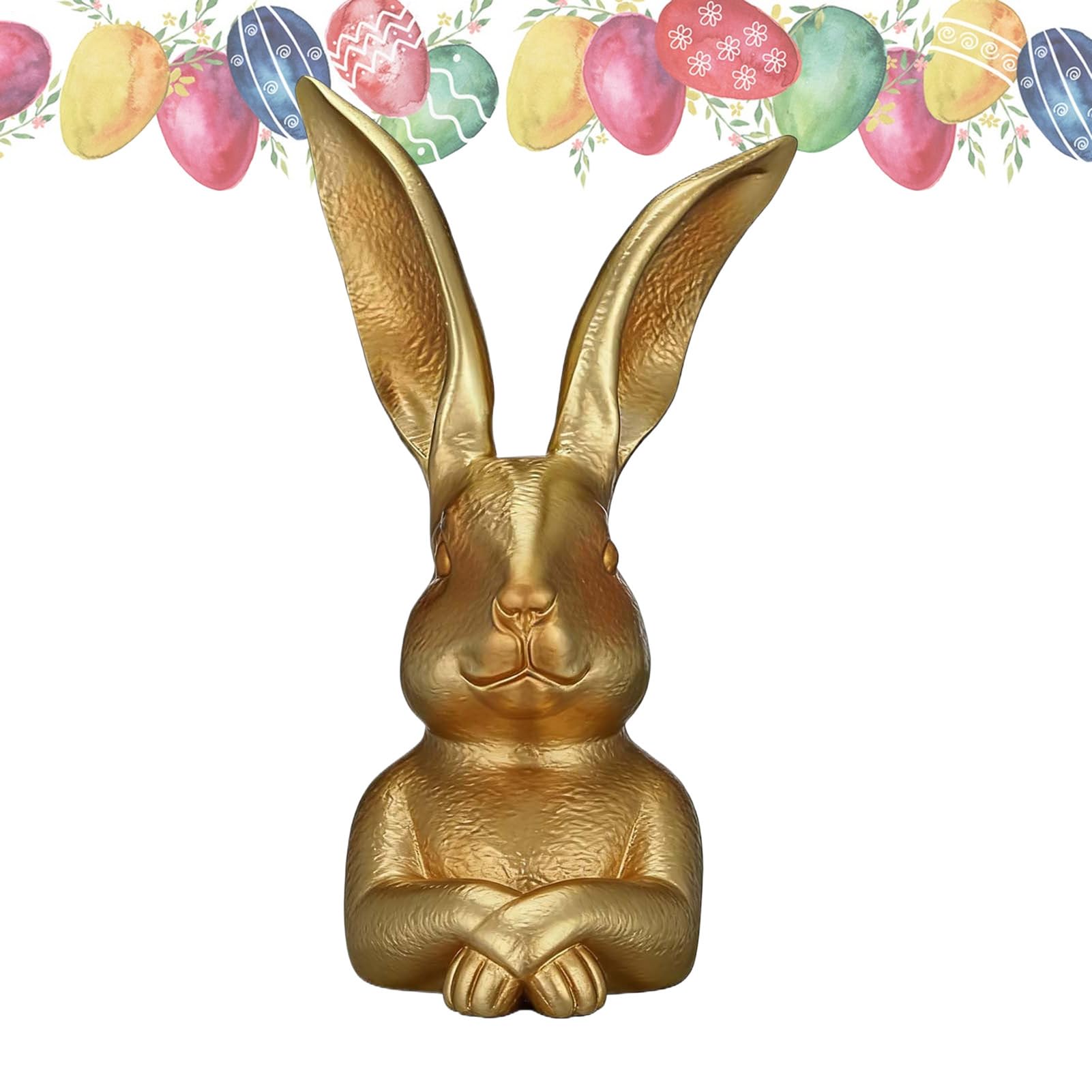 Décoration de lapin de Pâques élégante pour sublimer votre étagère de salon