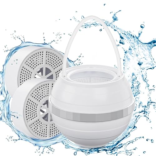 Filtro de baño para grifo de bañera, filtro de agua de baño, 2 filtros, cartuchos de filtración de 10 etapas, grifo de filtro de baño de 2,500