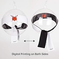 Vista 24 de Diadema reversible de guerrero, Bushido Hachimaki para karate, Halloween, sushi