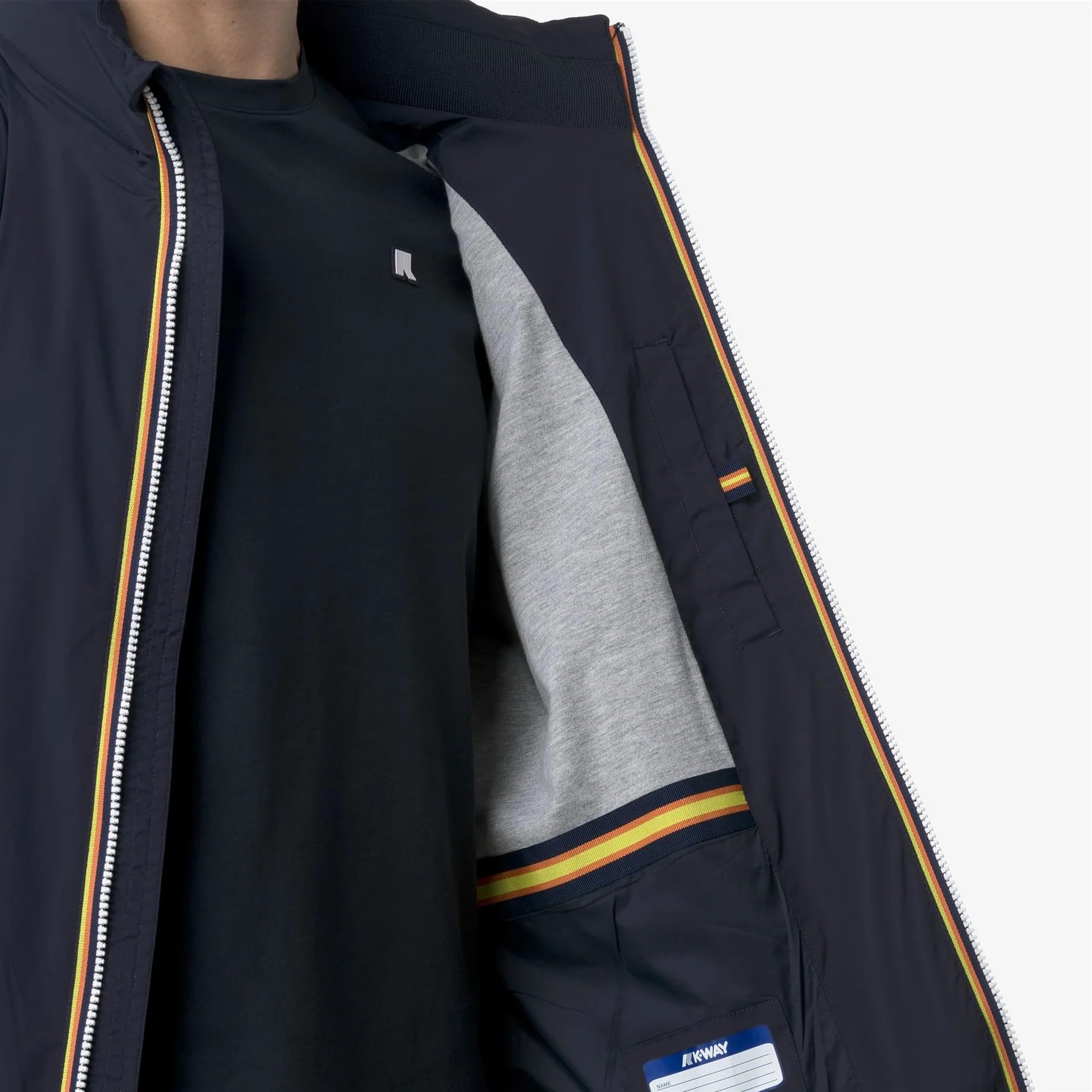 KWAY AMAURY STRETCH NYLON JERSEY BLUE DEPTH uomo K3123VW - Color: K89 XXL