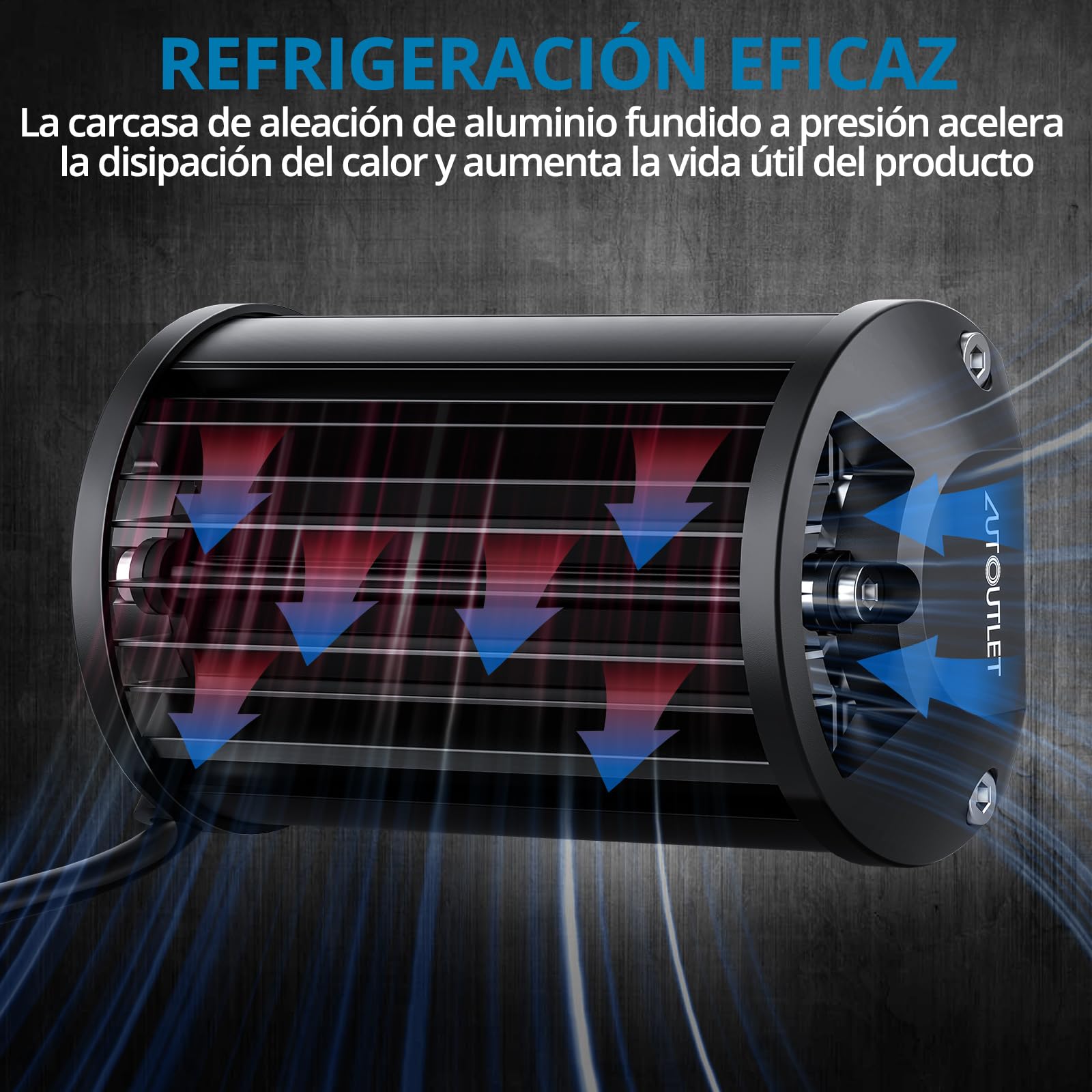 AUTOUTLET 4PCS 72W Focos de Coche Foco de Trabajo LED 12V 24V 6000LM Impermeable IP65 Off-road Homologado para Camiones Pickup Jeep ATV UTV SUV Barco