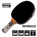 Schildkröt Wood Donic Waldner 5000 Table Tennis Bat, Red gallery image