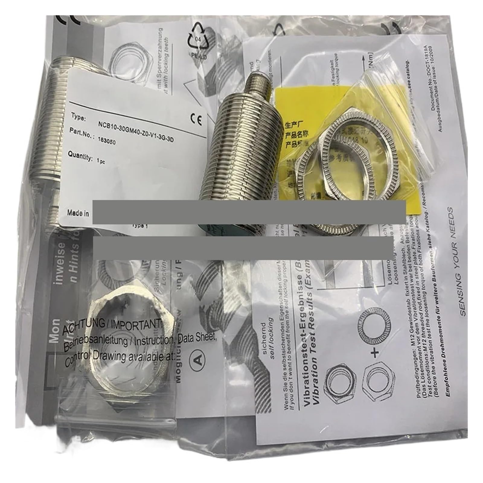 OSHZIKJII 1pcs sensor NCB10-30GM40-NO-V1/N0 proximity switch
