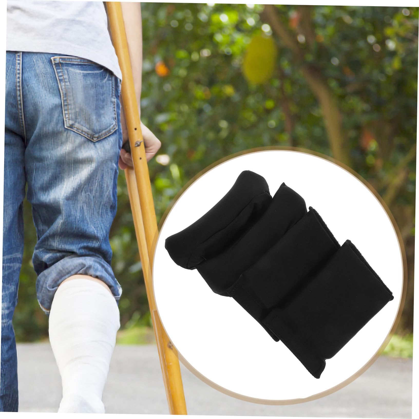 4juegos Funda De Almohadilla Para Axilas De Muletas Cubiertas Antideslizantes Para Manijas De Muletas Cojín Para Prolongado y Limpieza