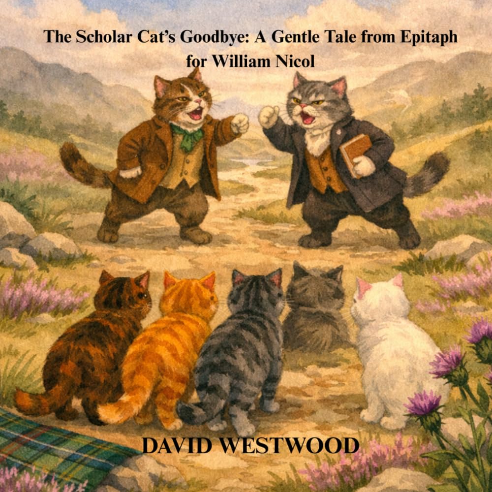 The Scholar Cat’s Goodbye: A Gentle Tale from Epitaph for William Nicol (Robert Burns for children)