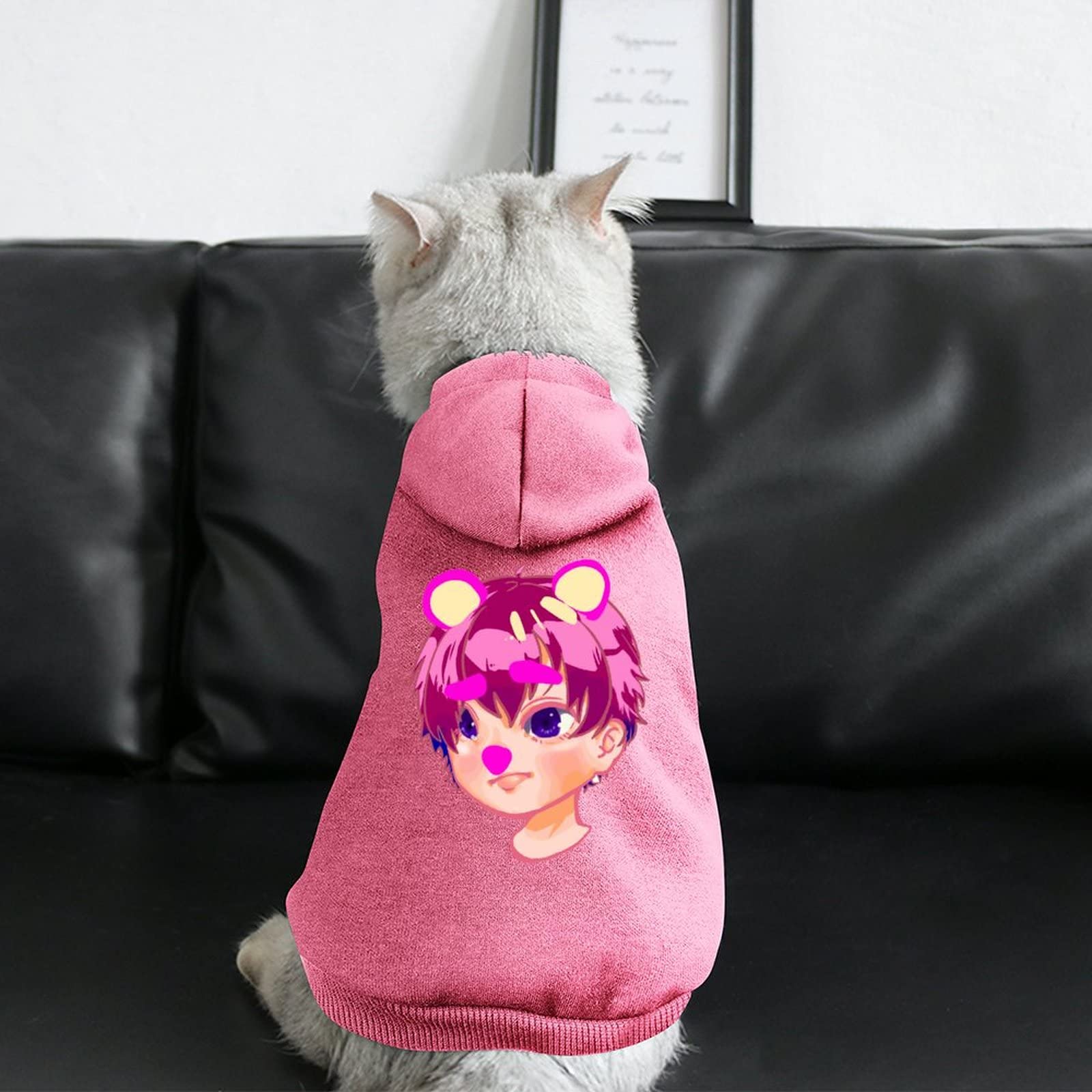 ペット 冬用服 防寒着 犬 猫 パーカー 帽子付き Amazon | ロッツォ6 ペット服 パーカー 犬服 秋冬 防寒 キャップ付き冬
