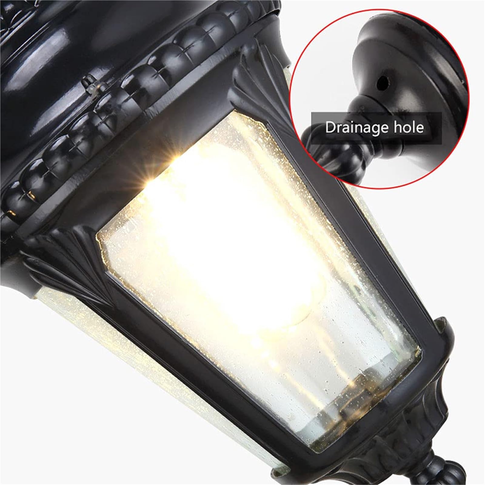 Lampy Solarne Na Słupku, Zewnętrzne Lampy Na Słupku, 2-Lampowe Lampy Zewnętrzne, Wodoodporne Oświetlenie Ogrodowe Na Wysokim Słupie, Aluminiowe Lampy Na Słupku Ogrod,One Color-Height 230cm