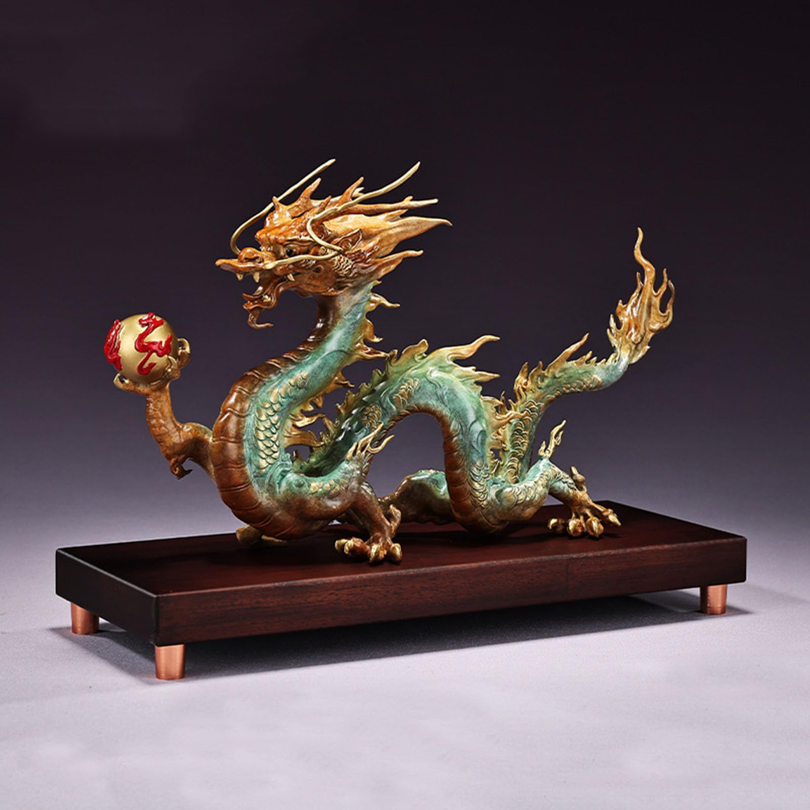 ブロンズ 彫刻 中国美術品　約19cm ブロンズ 彫刻 中国美術品約19cm