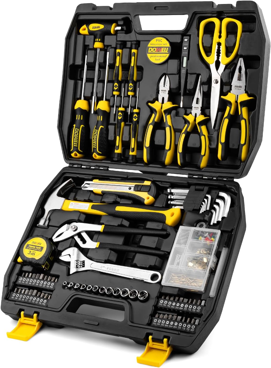 - Tool Set 185 Piece, General Household Tool Kit, Hand Tool Kit with Toolbox Storage Case for Home Repair