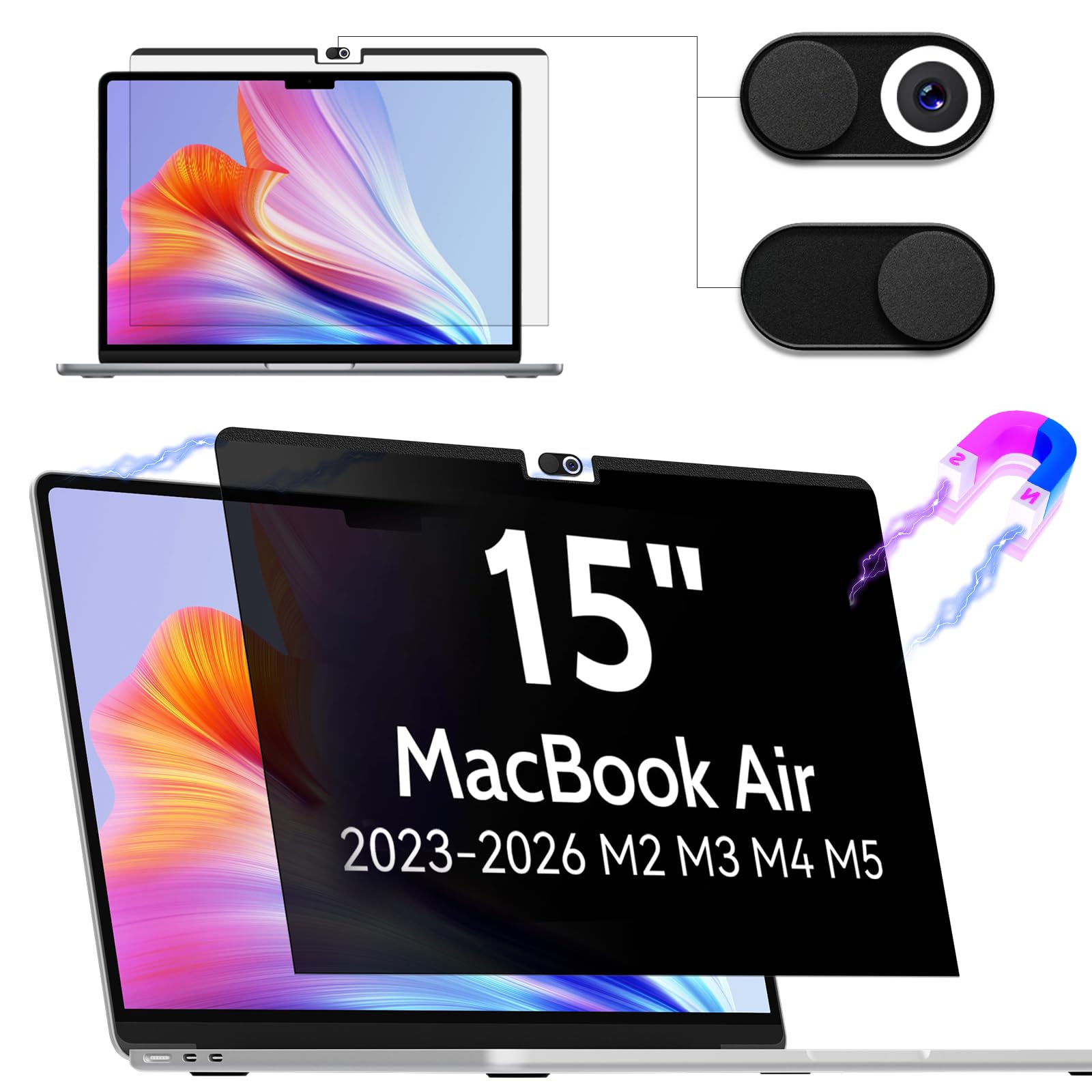 Amazon | IPROKKO MacBook Air 15(M2/M3/M4/M5 2023/2024/2025/2026