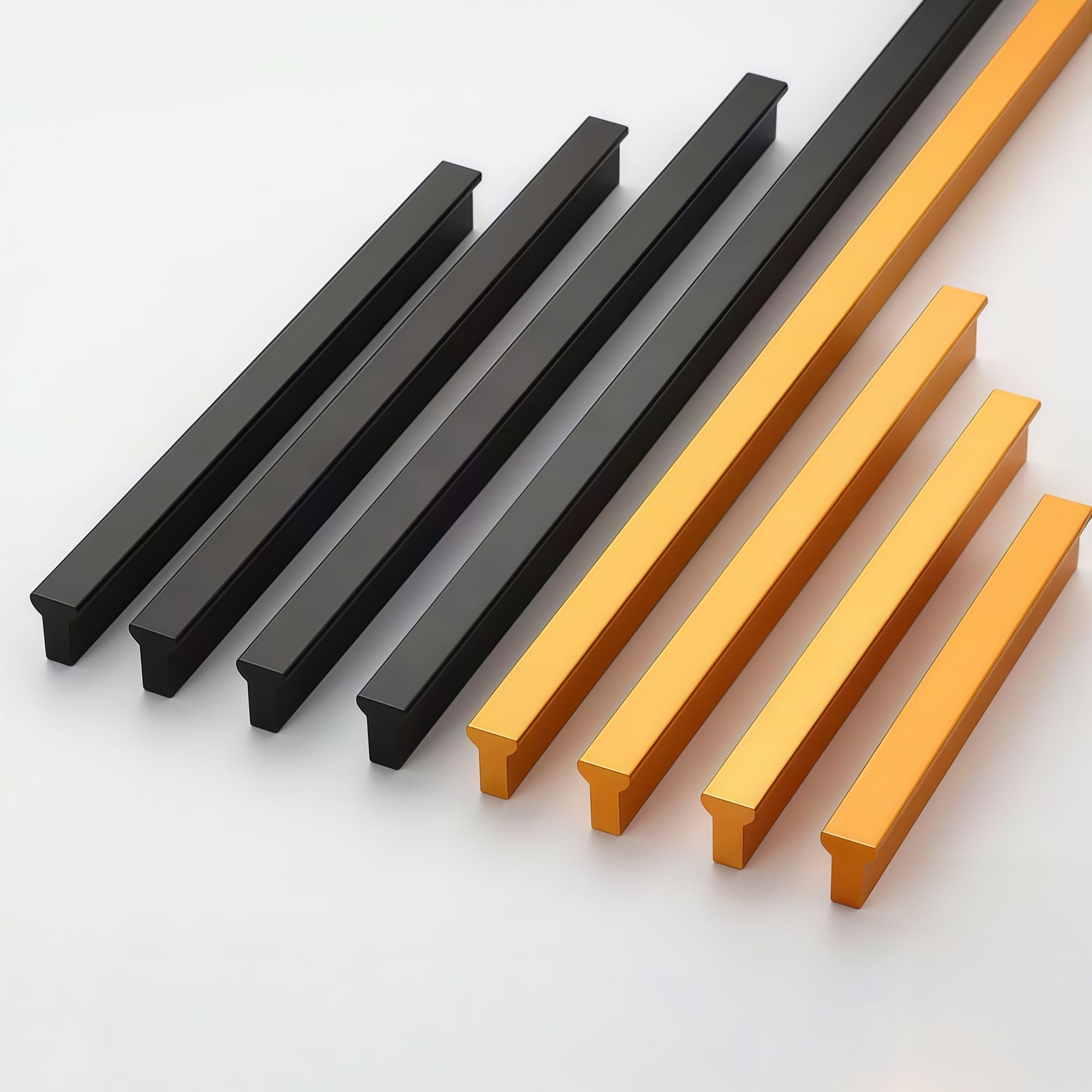2er Set T-Zuggriff Möbelgriffe Zinklegierung langlebig & robust