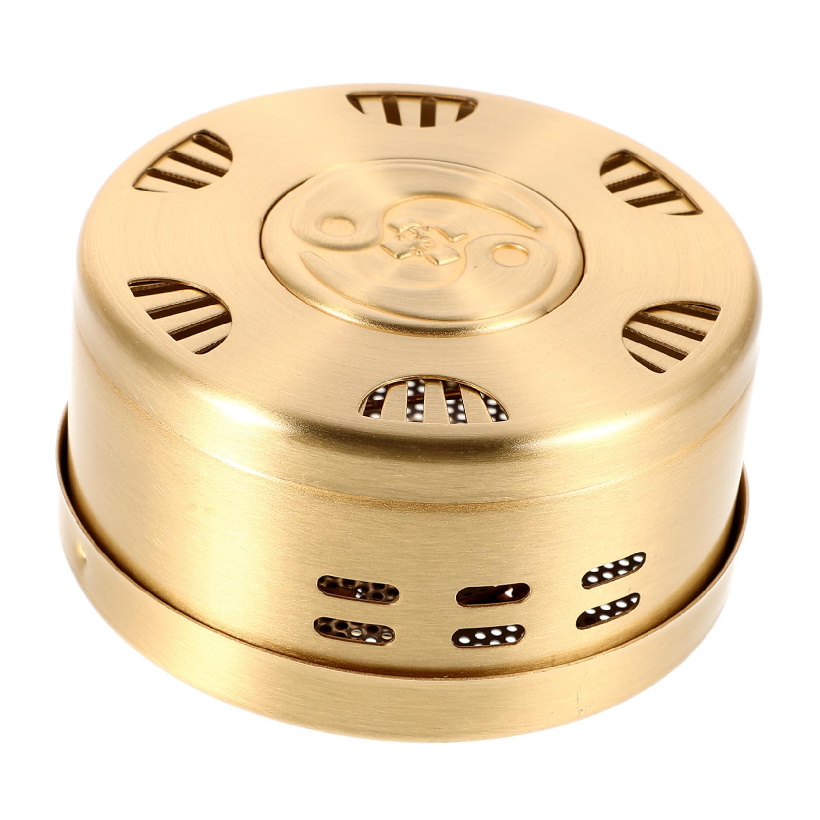 BCOATH Metal Moxibustion Pot Portable Design Moxa Burner Holder for Home Use Office Travel