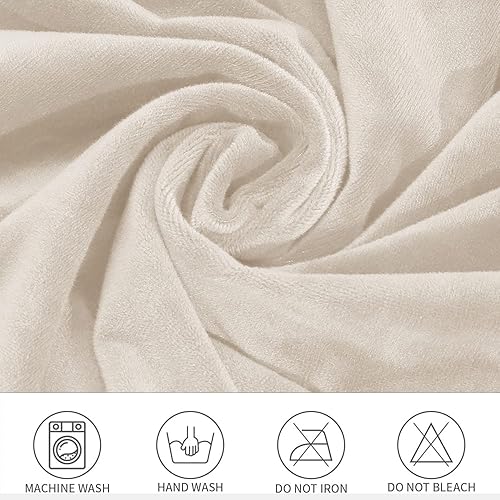 Miniatura 4 de Fundas para sofá modular de esquina de 5 asientos en forma de L, fundas de terciopelo para sofá modular en forma de L, protector elástico suave y