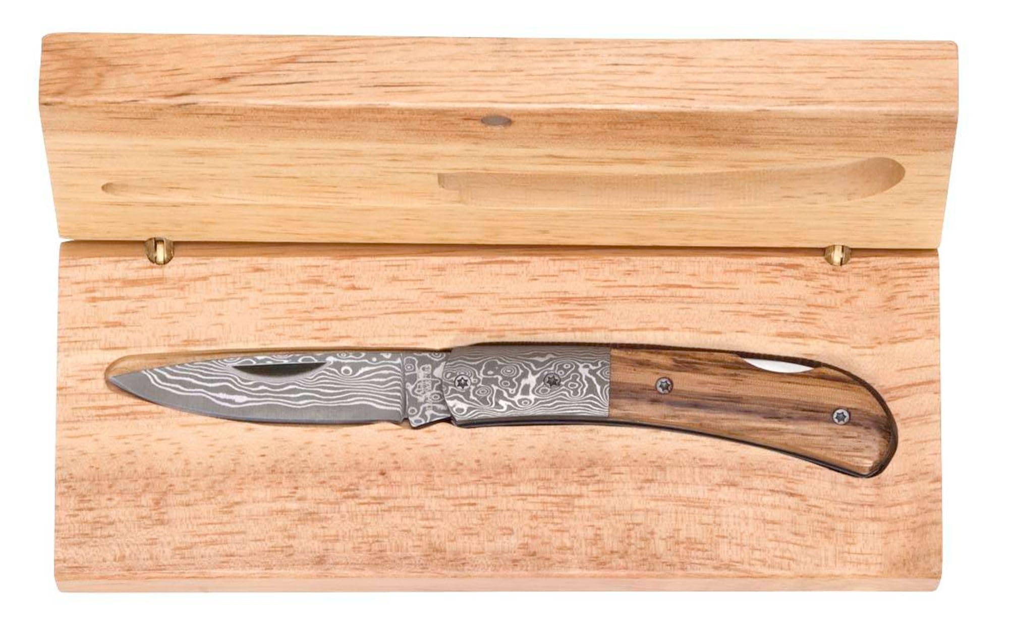 Haller Damast-Taschenmesser Zebraholzgriff, 42966