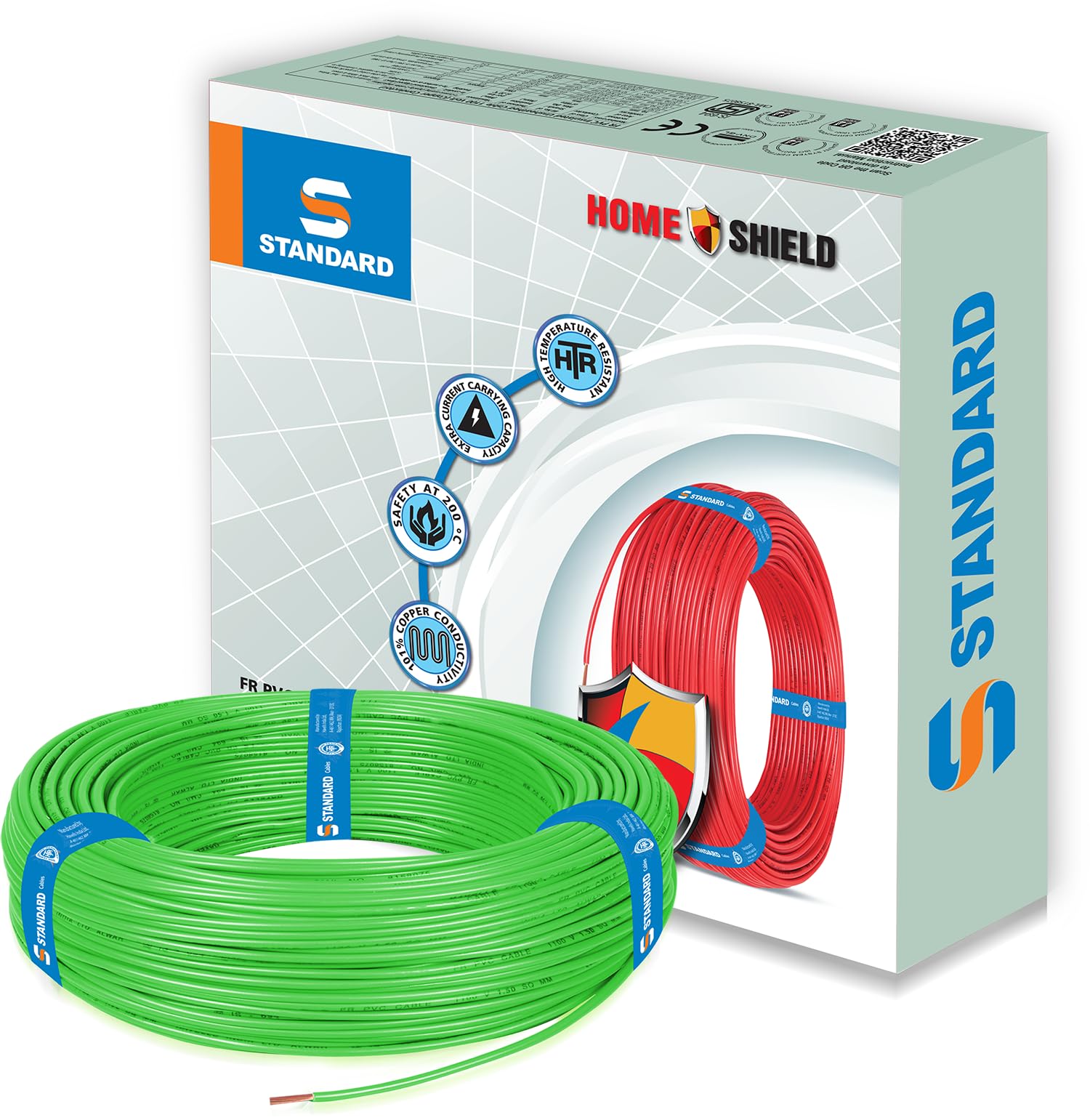Standard HTR HOME SHIELD CABLE 4.0 SQMM FX Green 90M-image-41