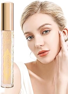 Concealer Full Coverage - Natural Finish Face Concealer | Long Lasting Color Corrector, Liquid Highlighter Waterproof, Full Coverage Under Eye Concealer for Dark Circles Fovolat