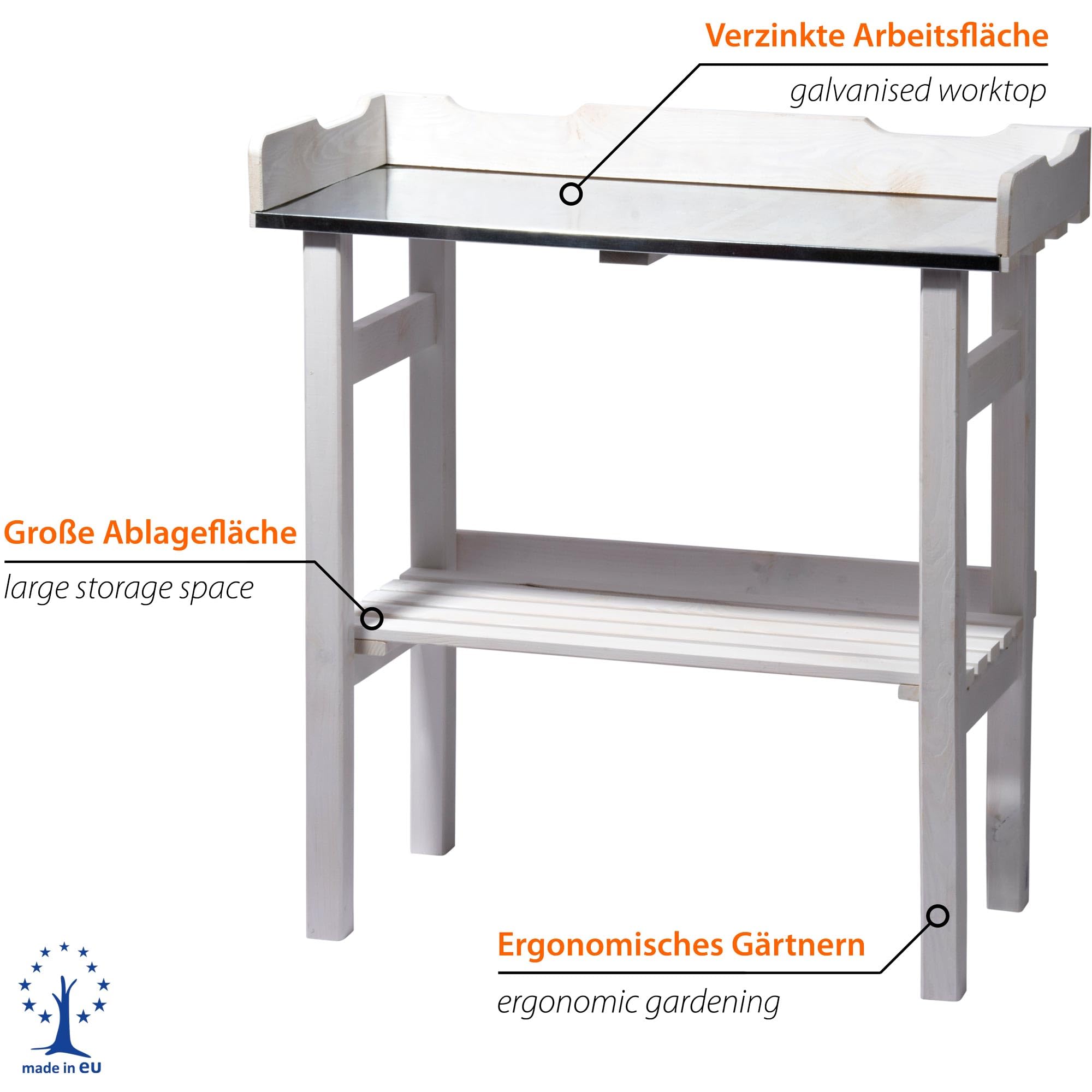 Dobar 29060e - Tabla de germinación para invernaderos, Blanco