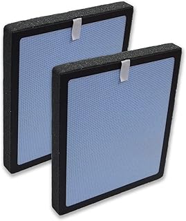 PUREBURG 2-Pack Replacement 4 Layer High-efficiency HEPA Filters Compatible with YIOU Air Purifier P1802 / R1 and Elechomes Air Purifier P1801