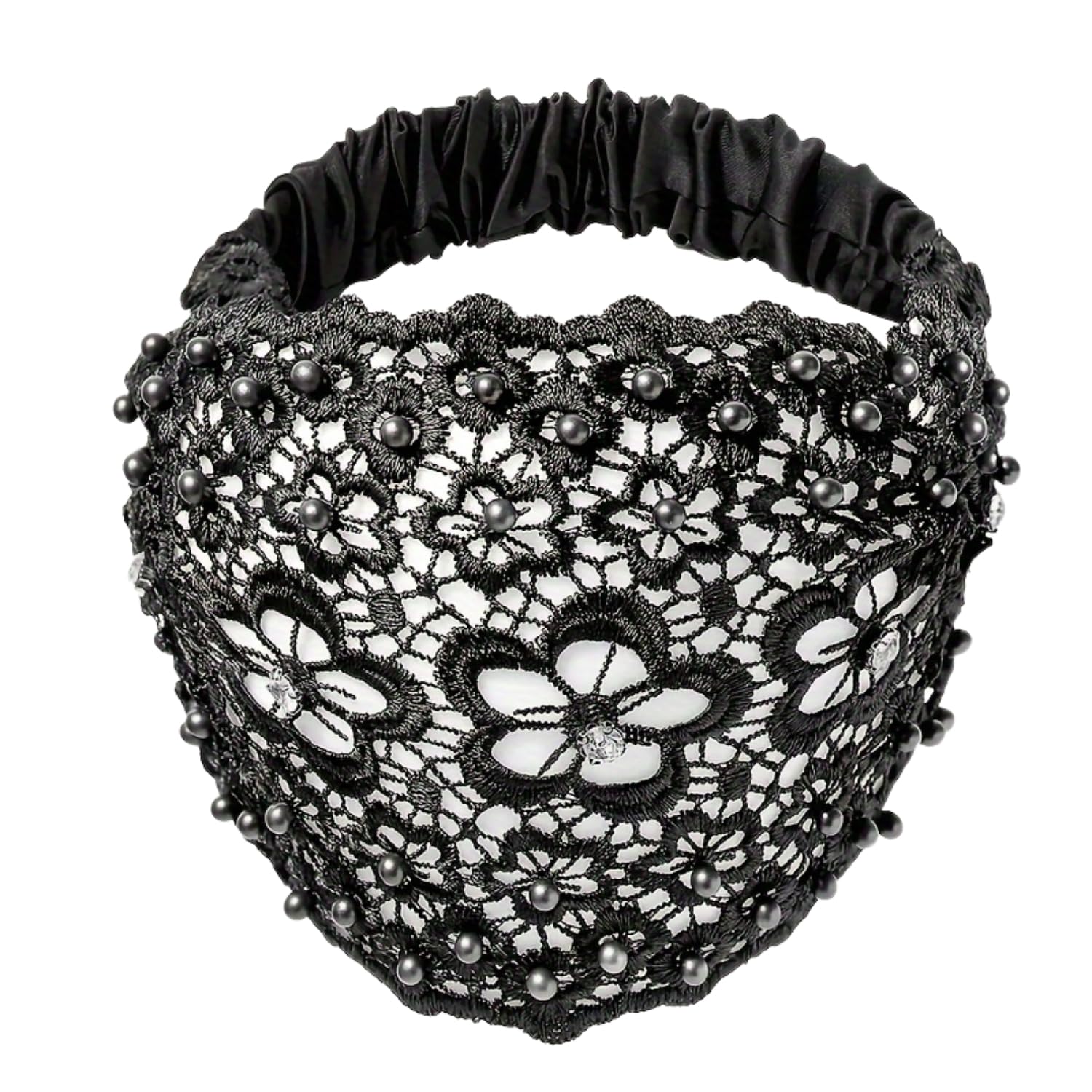 shopvilla Headbands for Women, Non-Slip, Premium Stretchy Bohemian Head Bands Hair Accessories, Pearl Bandana for Hair, Beanie Cap for Women, Wear for Yoga, Fashion, Working Out, Travel or Running-picture-46