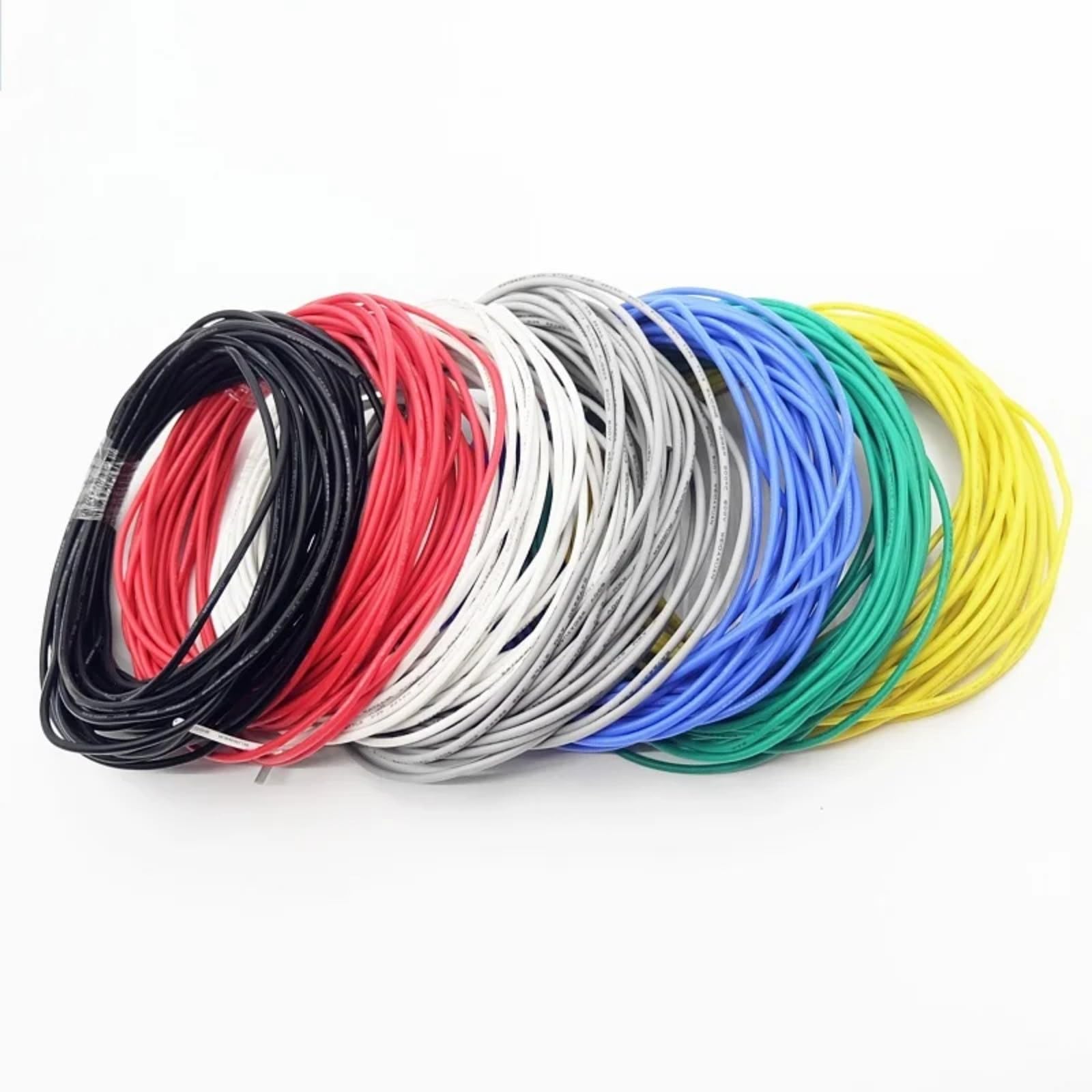 5/10M Cable de cobre 32 30 28 26 24 22 20 18 AWGUL3135(WHITE; 5 m; 20 AWG)