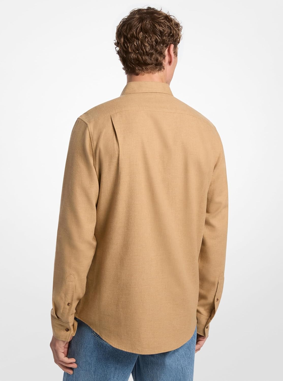 Michael Kors Mens Long Sleeve Two Pocket Flannel Classic Fit Shirt - Image 2